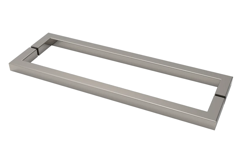 Griffgarnitur Slim Elegance eckig 15×15 mm, 300 bis 500 mm Lochabstand, 6 Oberflächen, Art.Nr. SQH15