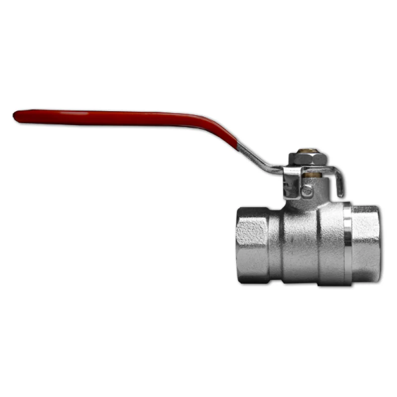 Bradas Kogelkraan 1" vernikkeld Messing