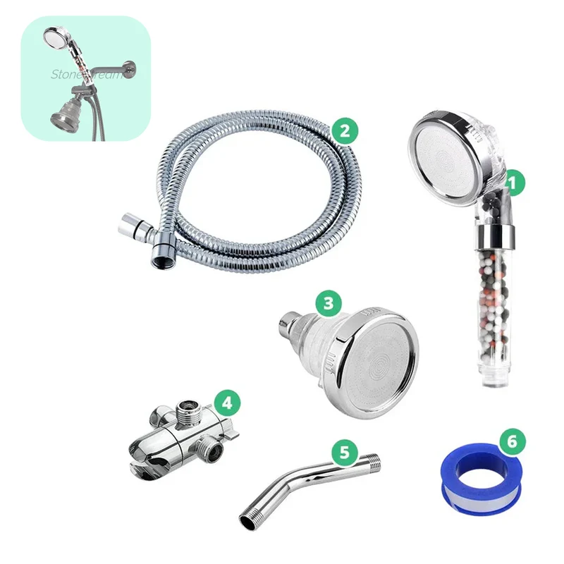 Filtered Ionic Ecopower Shower head
