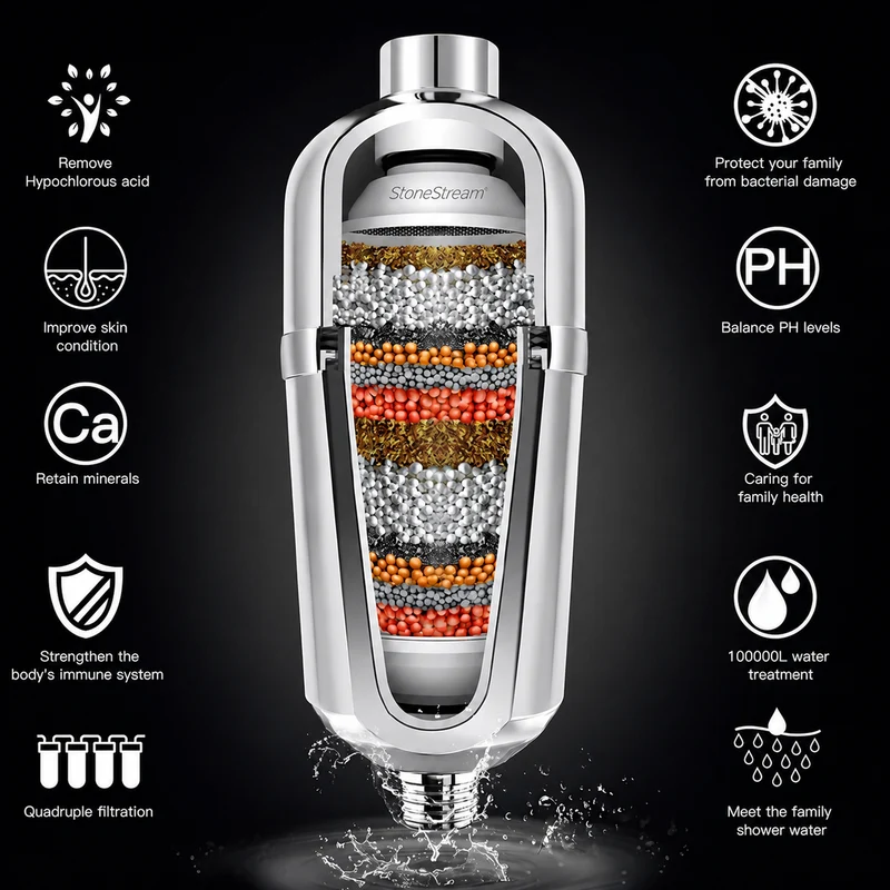Advanced Hard Water shower filter