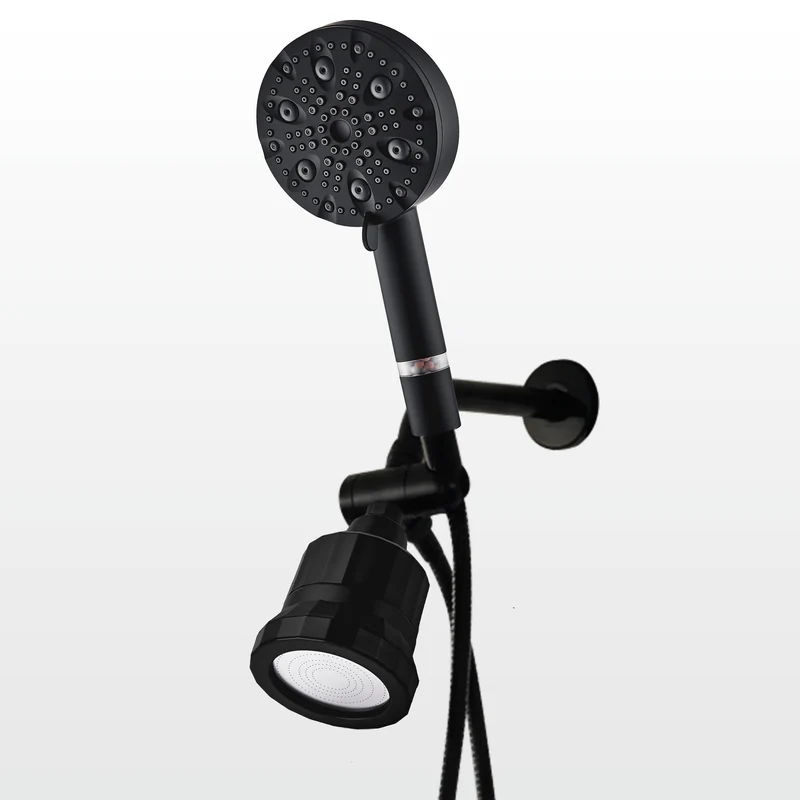 9-Mode Luxury Handheld & Wall Combo Shower Head with Filtration Kit