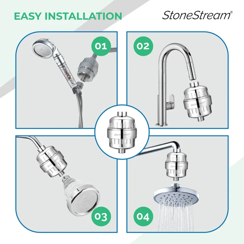 Hard Water shower filter