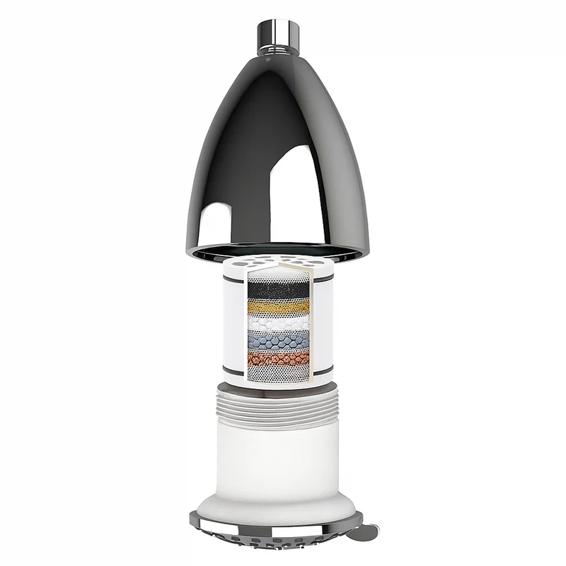 20-Stage Filtration Multi-Mode Ecolux Wall Shower Head
