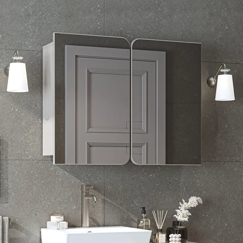 Roomart 3-teiliges Badmöbel-Set LYCIA, 49 cm, Waschtisch mit Spiegelschrank, in 4 Farben