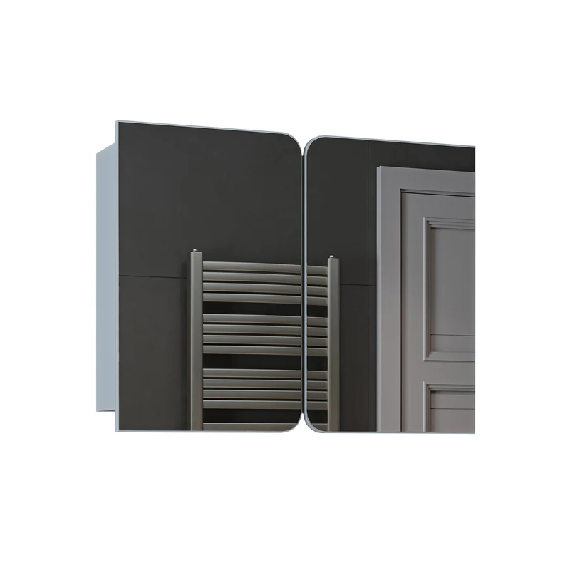 Roomart 3-teiliges Badmöbel-Set LYCIA, 49 cm, Waschtisch mit Spiegelschrank, in 4 Farben