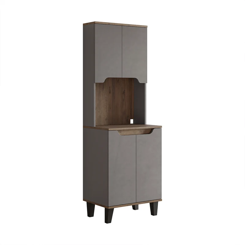 Roomart Küchenschrank DEFNE, 182 cm, mit offener Nische für Kaffeemaschine, in 5 Farben