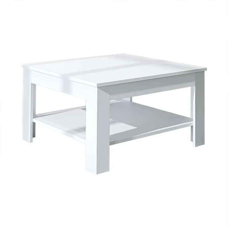Roomart Couchtisch HELSINKI, 80 oder 110 cm, mit Ablageboden, in 4 Farben