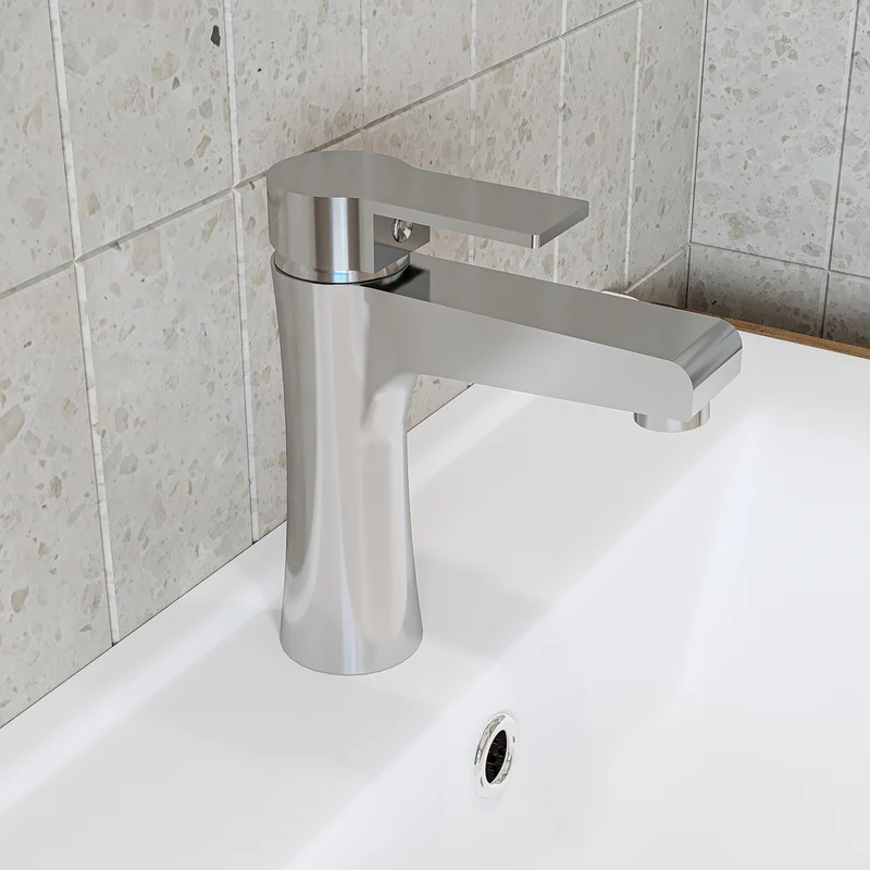 Roomart Waschtischarmatur, Wasserhahn für Bad und Gäste-WC, in 2 Farben
