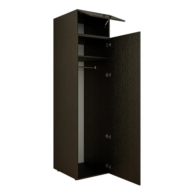 Roomart Hochschrank 60 cm für Waschküche, 205 cm hoch, Soft-Close, in 3 Farben