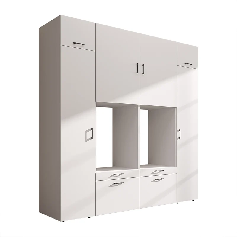 Roomart Waschmaschinenschrank SERIE 2 mit 2 Hochschränken, 254 cm, in 3 Farben