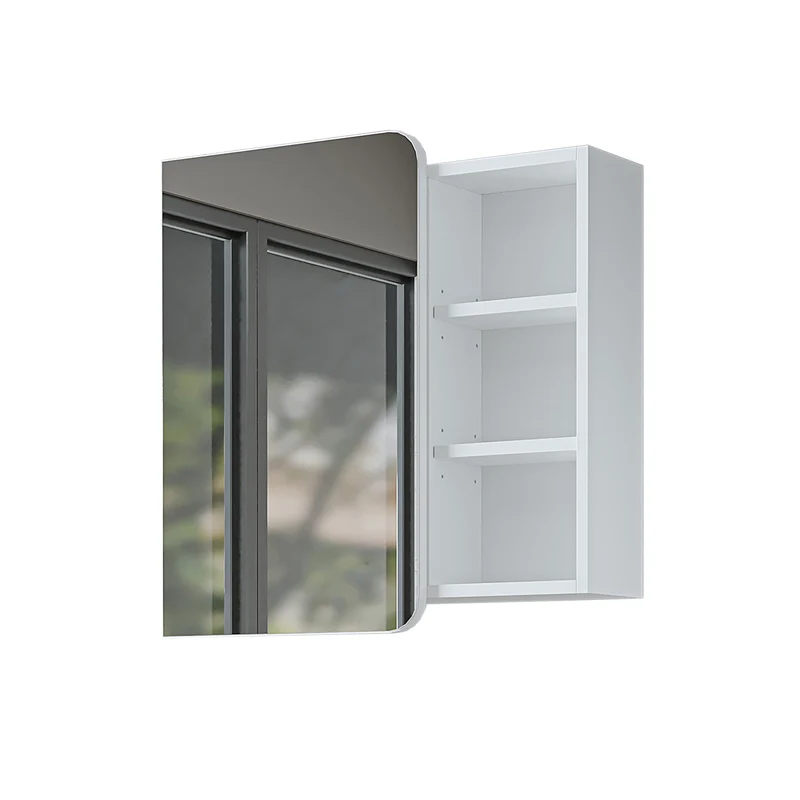 Roomart Bad Spiegelschrank LYCIA, 70 cm, mit Stauraum und offenen Fächern, in 4 Farben