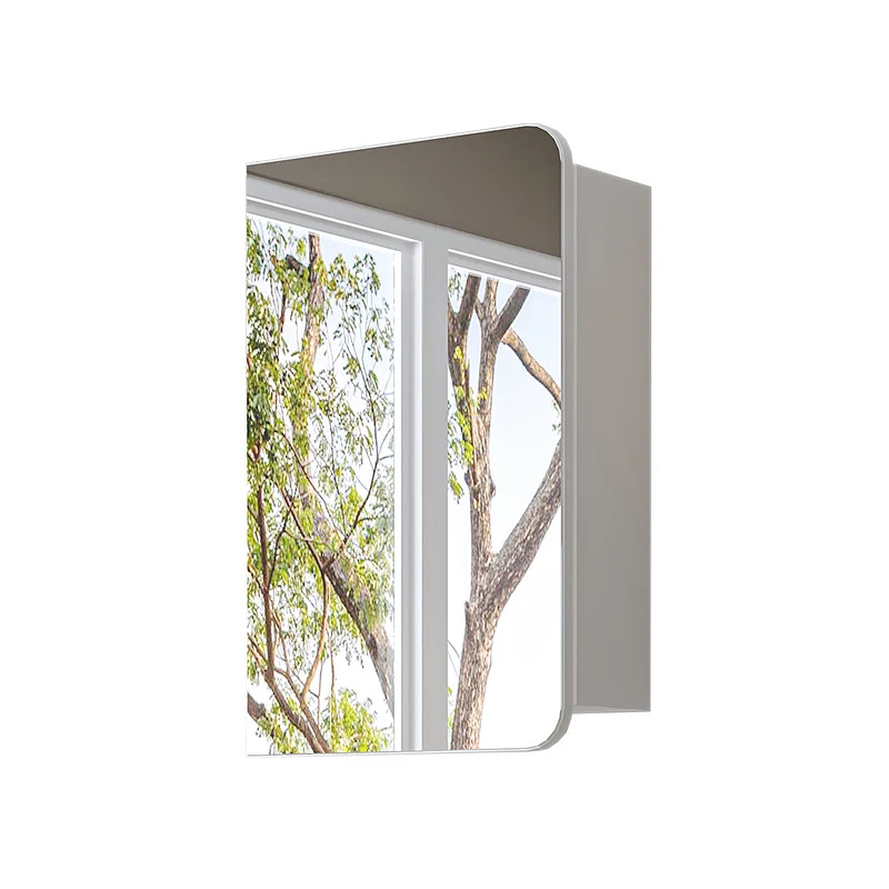 Roomart Bad Spiegelschrank LYCIA, 45 cm, mit Stauraum für Bad und Gäste-WC, in 4 Farben