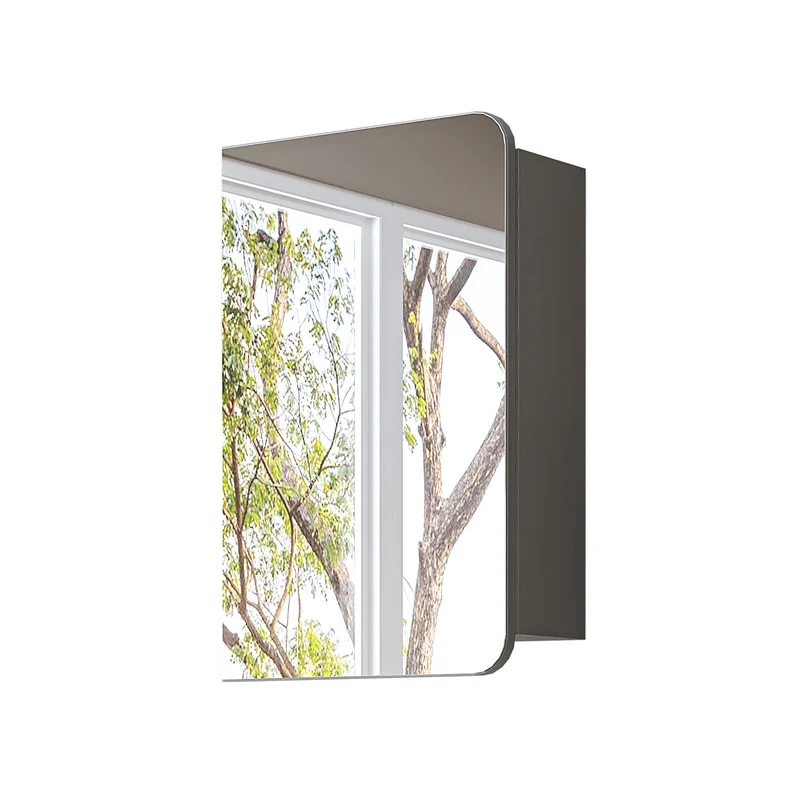 Roomart Bad Spiegelschrank LYCIA, 45 cm, mit Stauraum für Bad und Gäste-WC, in 4 Farben