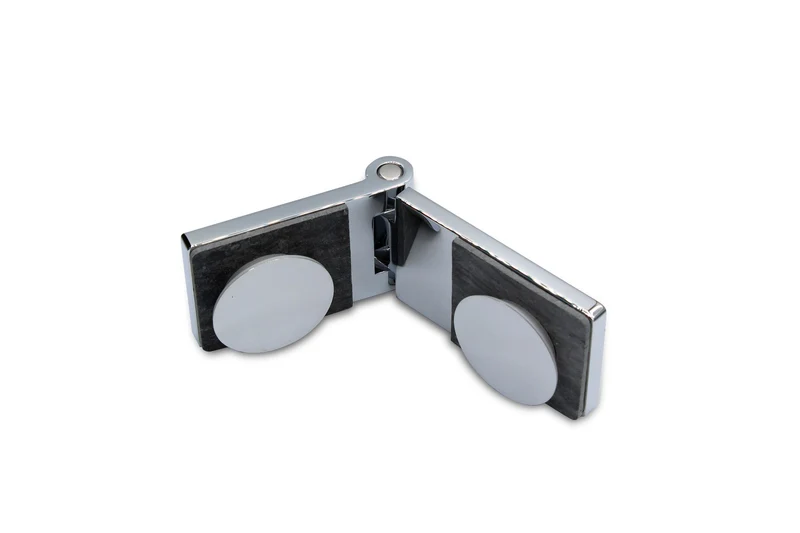 Eido S40 Scharnier Glas-Glas 90°, bis 270° öffnend, 8 mm ESG, Art.Nr. 401004