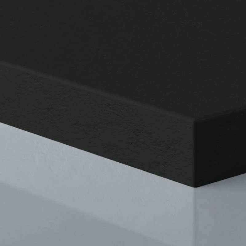 Mineralguss-Duschwanne extra flach VIC SCHWARZ