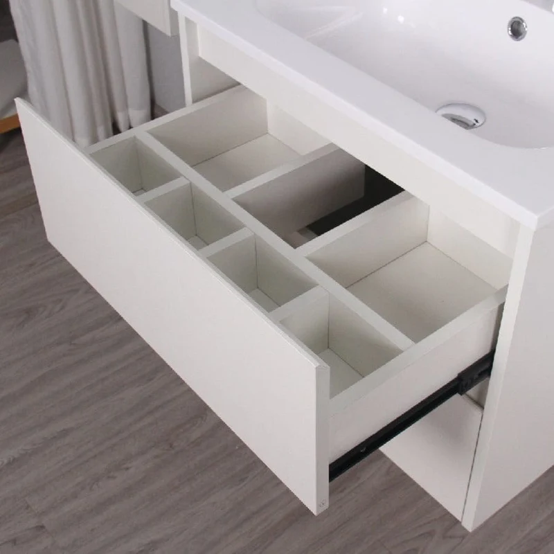 Waschtisch mit Unterschrank FORTINA 60 cm weiß