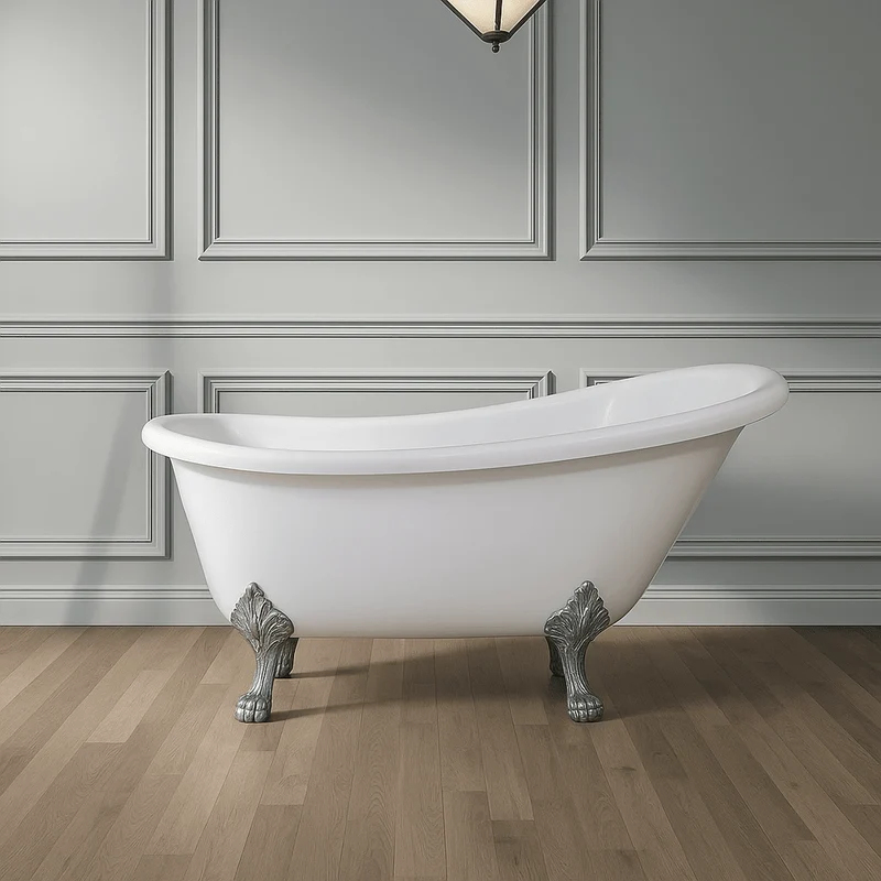 Freistehende Badewanne mit Füßen VIRGINIA
