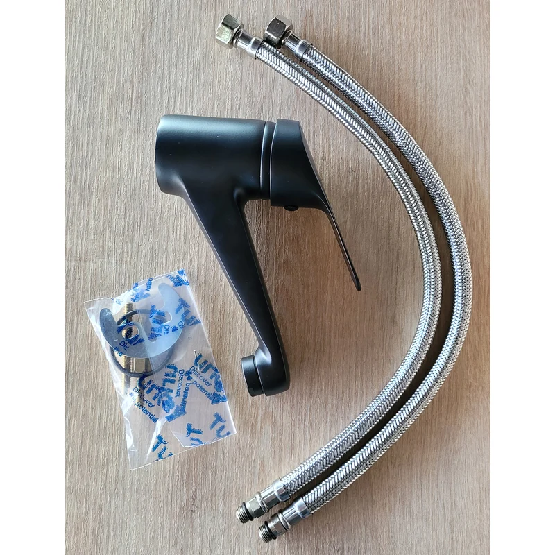 Roomart Waschtischarmatur BT101 & BT102, Einhebelmischer aus Edelstahl, in 2 Farben