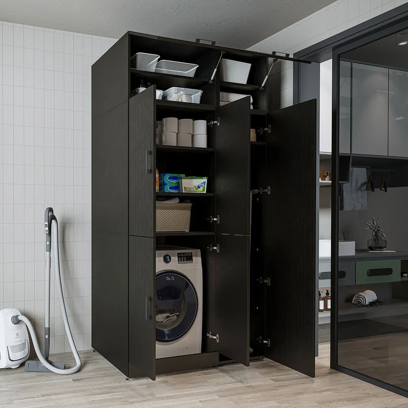 Roomart Waschmaschinenschrank DORA-II, 115 cm, für Waschmaschine und Trockner, in 5 Farben
