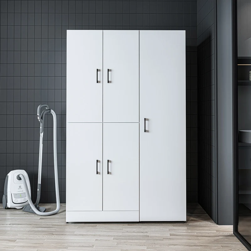 Roomart Waschmaschinenschrank DORA-II, 115 cm, für Waschmaschine und Trockner, in 5 Farben