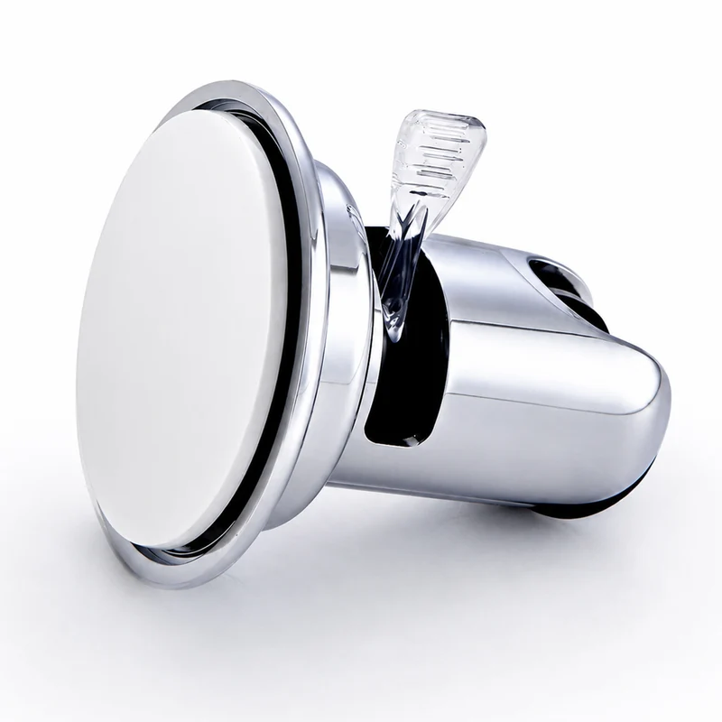Adjustable Suction Shower Head Holder Chrome
