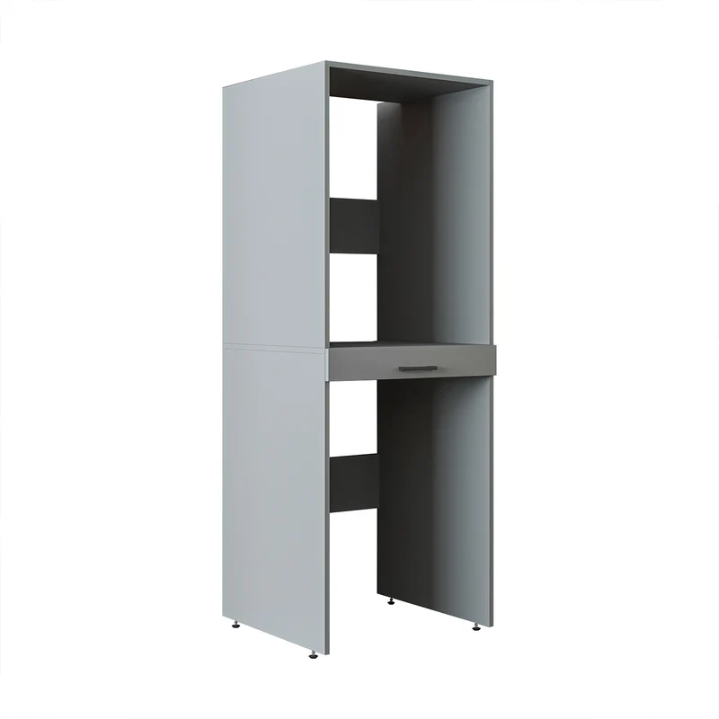 Roomart Waschmaschinenschrank DUO-I, 67 cm, für Waschmaschine und Trockner