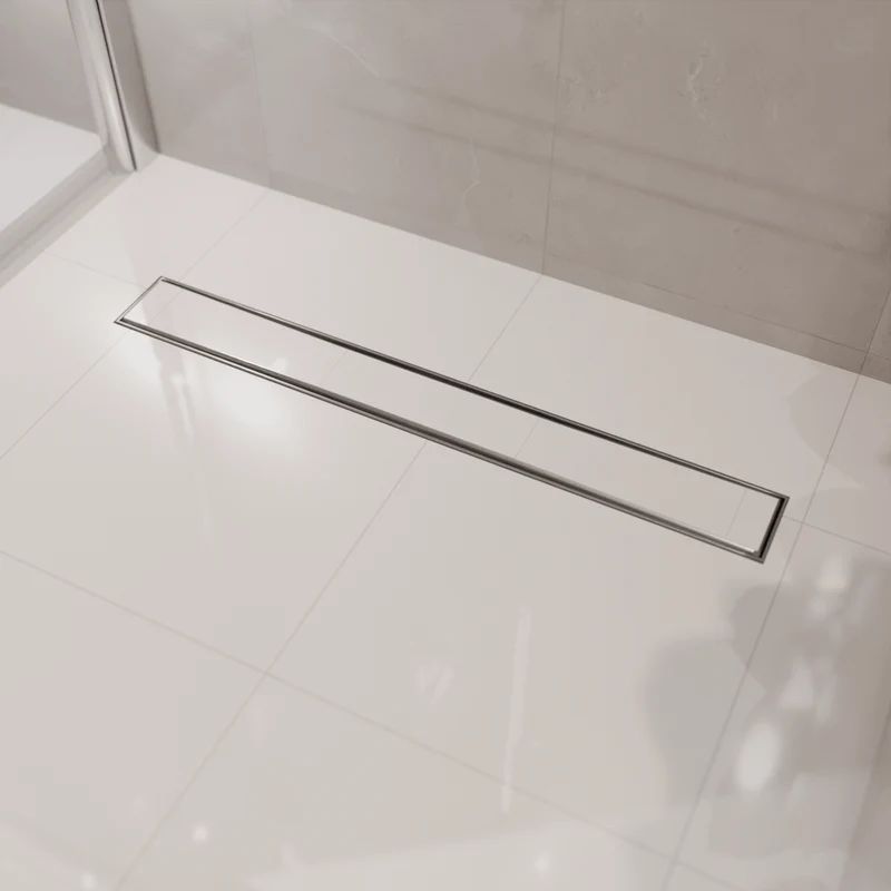 Douchegoot Nilo 70 cm - Geborsteld RVS