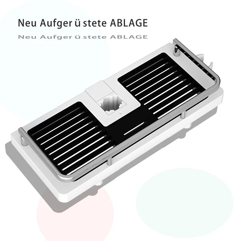 JOHO Duschablage D24mm ohne Bohren Duschregal für Duschstange Duschsäule