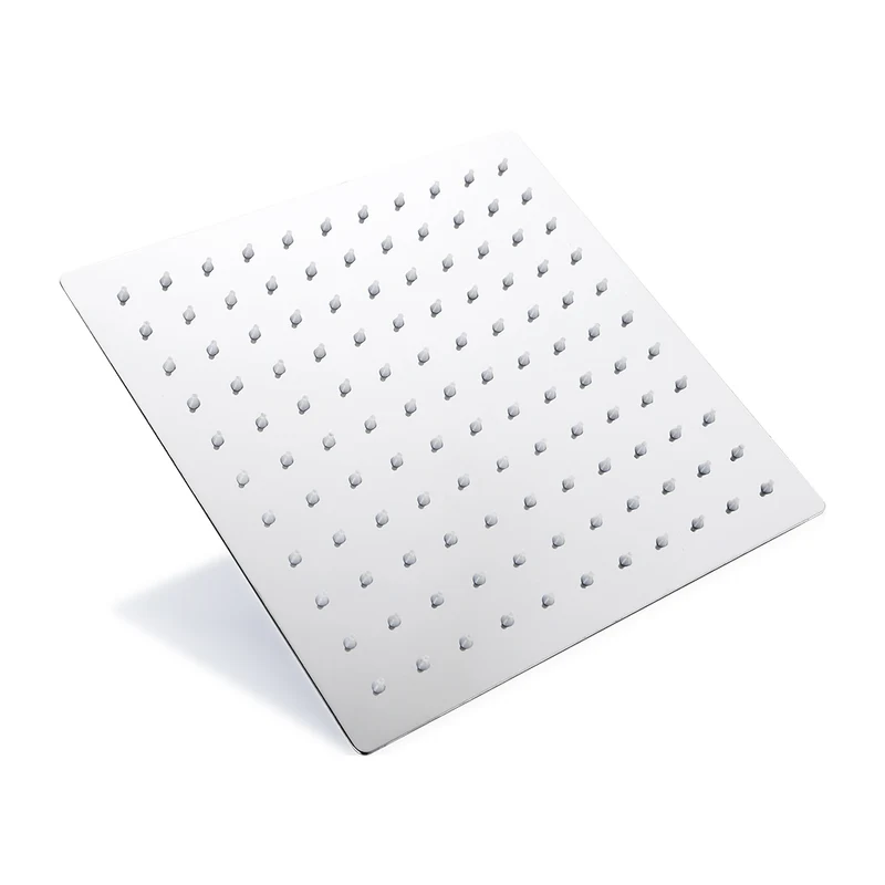JOHO 304 Edelstahl Quadrat Regendusche Duschkopf Ecke Chrom