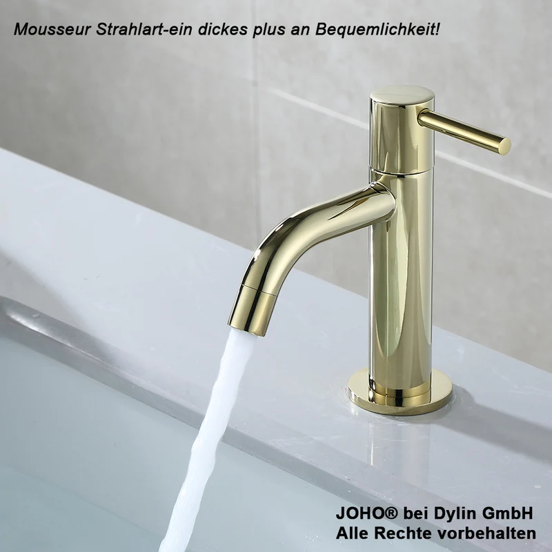 JOHO Kaltwasserhahn 01 Gold