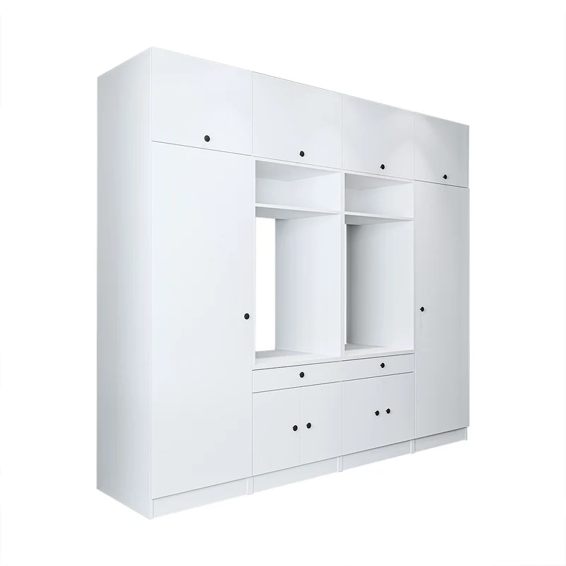 Roomart Waschmaschinenschrank SERIE 1, 254 cm, Schrankwand mit 2 Hochschränken, in 3 Farben