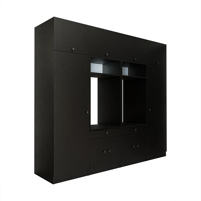 Roomart Waschmaschinenschrank SERIE 1, 254 cm, Schrankwand mit 2 Hochschränken, in 3 Farben