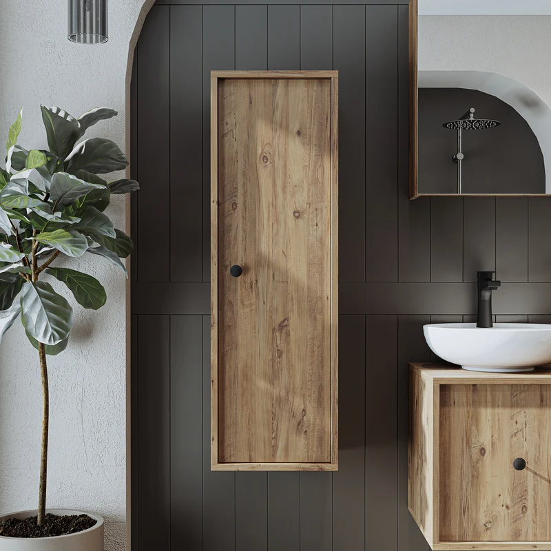 Roomart Badschrank GUSTO, 110 cm, wandhängend mit Soft-Close-Tür, in 2 Farben