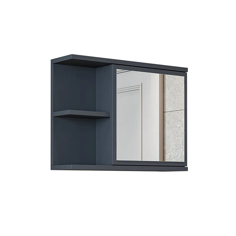 Roomart Spiegelschrank ADA, 60 cm, mit offenem Regal und Soft-Close-Tür, in 4 Farben