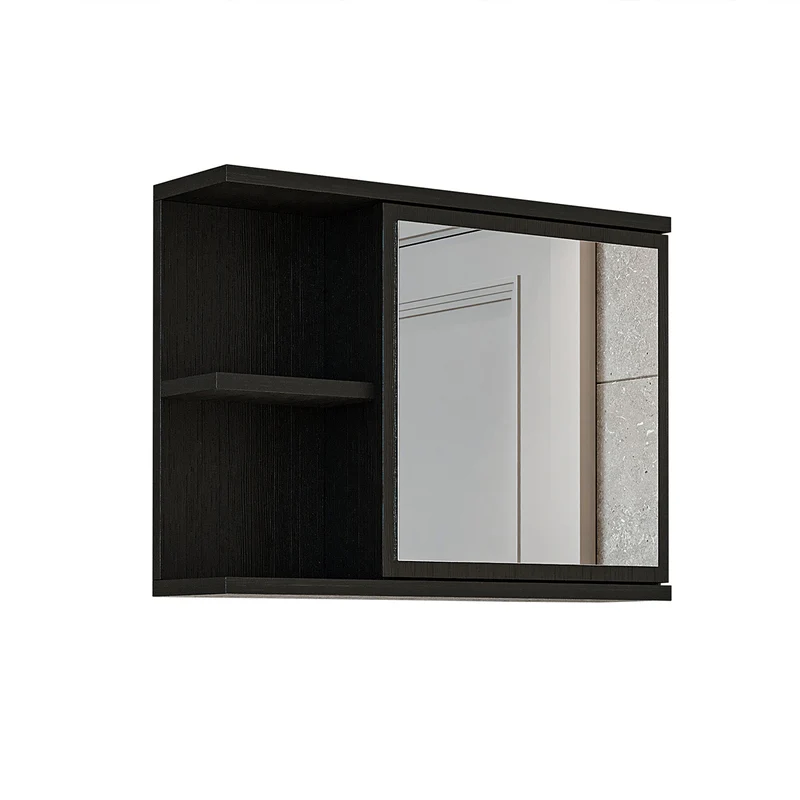 Roomart Spiegelschrank ADA, 60 cm, mit offenem Regal und Soft-Close-Tür, in 4 Farben
