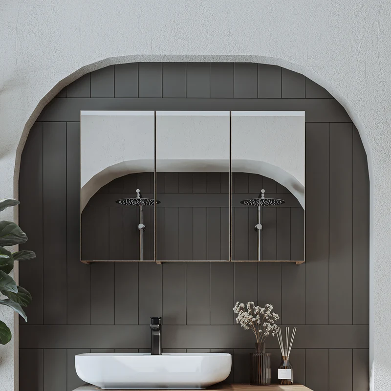 Roomart Badezimmer Spiegelschrank GUSTO, 75, 90 oder 105 cm, mit Soft-Close, in 2 Farben