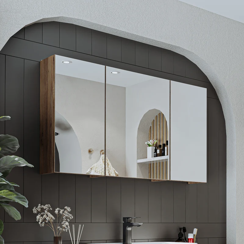 Roomart Badezimmer Spiegelschrank GUSTO, 75, 90 oder 105 cm, mit Soft-Close, in 2 Farben