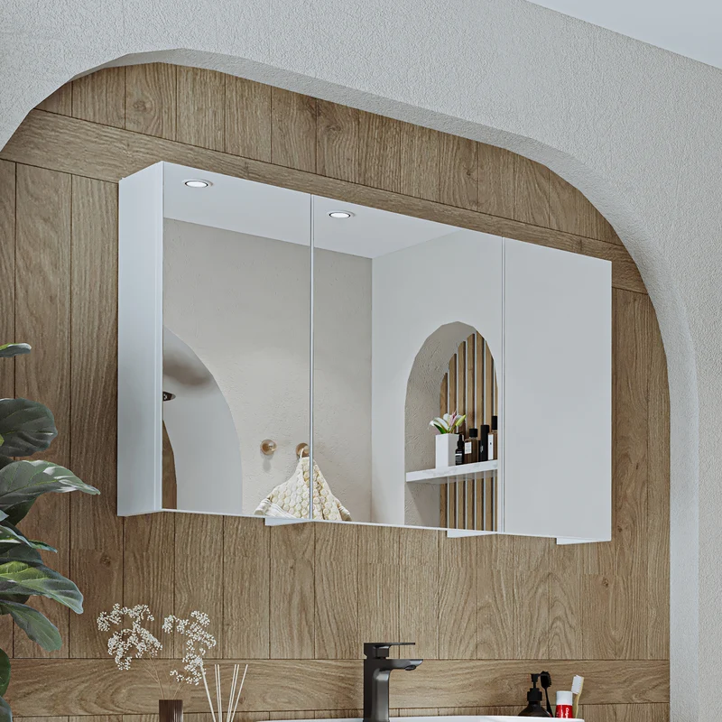 Roomart Badezimmer Spiegelschrank GUSTO, 75, 90 oder 105 cm, mit Soft-Close, in 2 Farben