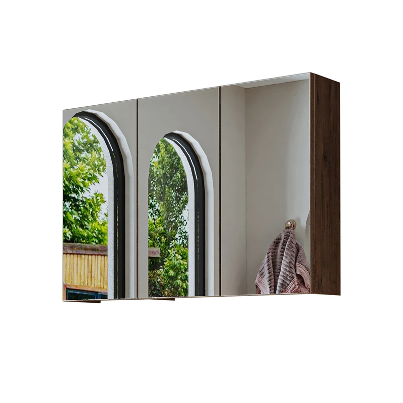 Roomart Badezimmer Spiegelschrank GUSTO, 75, 90 oder 105 cm, mit Soft-Close, in 2 Farben