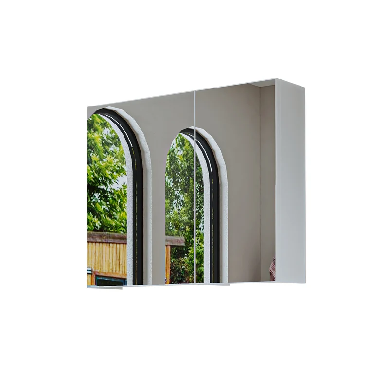 Roomart Badezimmer Spiegelschrank GUSTO, 75, 90 oder 105 cm, mit Soft-Close, in 2 Farben