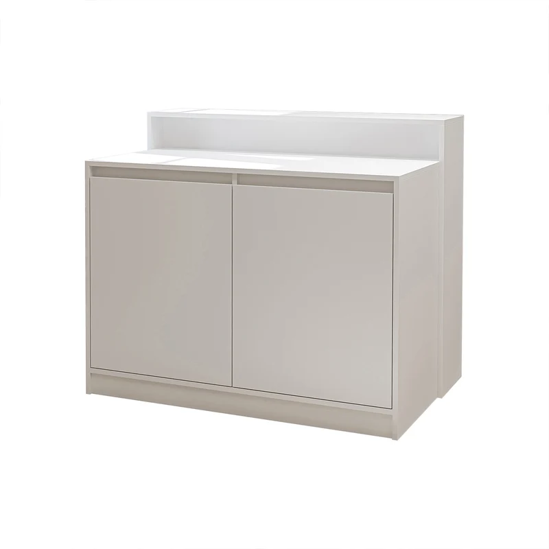 Roomart Kücheninsel CORTADO, 120 cm, moderner Bartisch mit Stauraum, in 4 Farben