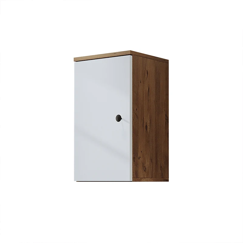 Roomart Badmöbel Set LOTUS 95 cm – 4-teiliges Badezimmermöbel mit Keramik-Waschbecken, Spiegelschrank & Hochschrank – Modernes Design