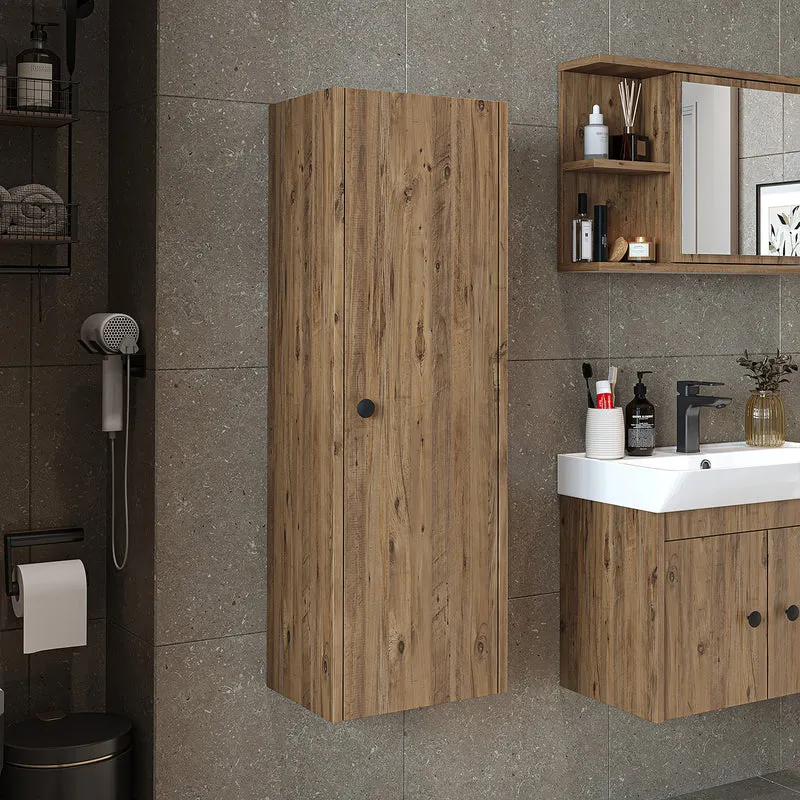 Roomart 4-teiliges Badmöbel-Set ADA, 60 cm, mit Waschbecken und Hochschrank, in 5 Farben