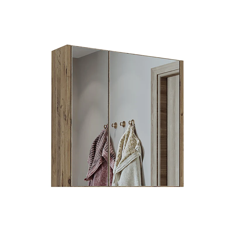 Roomart 3-teiliges Badmöbel-Set MELONA-S1, 65 cm, ohne Becken, mit Hochschrank, in 4 Farben