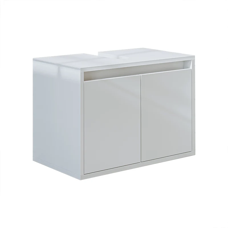 Roomart 3-teiliges Badmöbel-Set MELONA-S1, 65 cm, ohne Becken, mit Hochschrank, in 4 Farben
