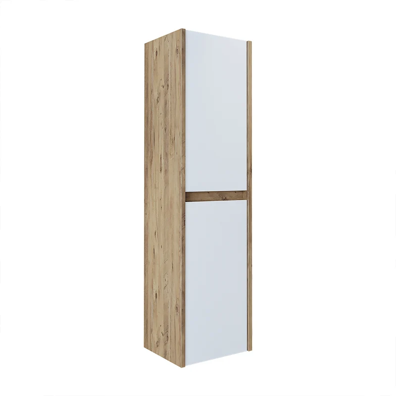 Roomart 3-teiliges Badmöbel-Set MELONA-S1, 65 cm, ohne Becken, mit Hochschrank, in 4 Farben