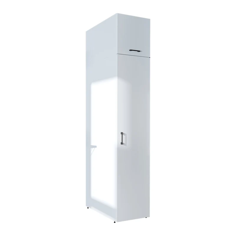 Roomart Hochschrank SERIE DORA, 45 cm, schmaler Mehrzweckschrank mit Regalböden, in 4 Farben