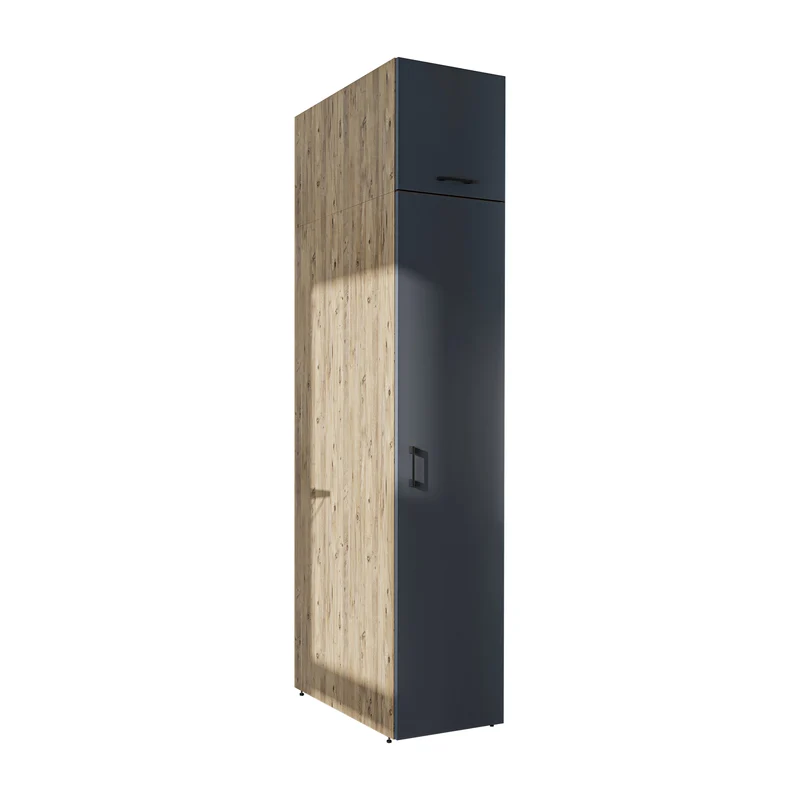 Roomart Hochschrank SERIE DORA, 45 cm, schmaler Mehrzweckschrank mit Regalböden, in 4 Farben