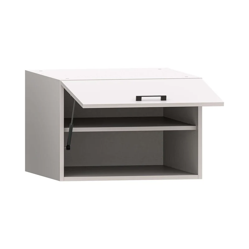 Roomart Aufsatzschrank DORA, 60 cm, mit Klappe für den Hochschrank, in 4 Farben