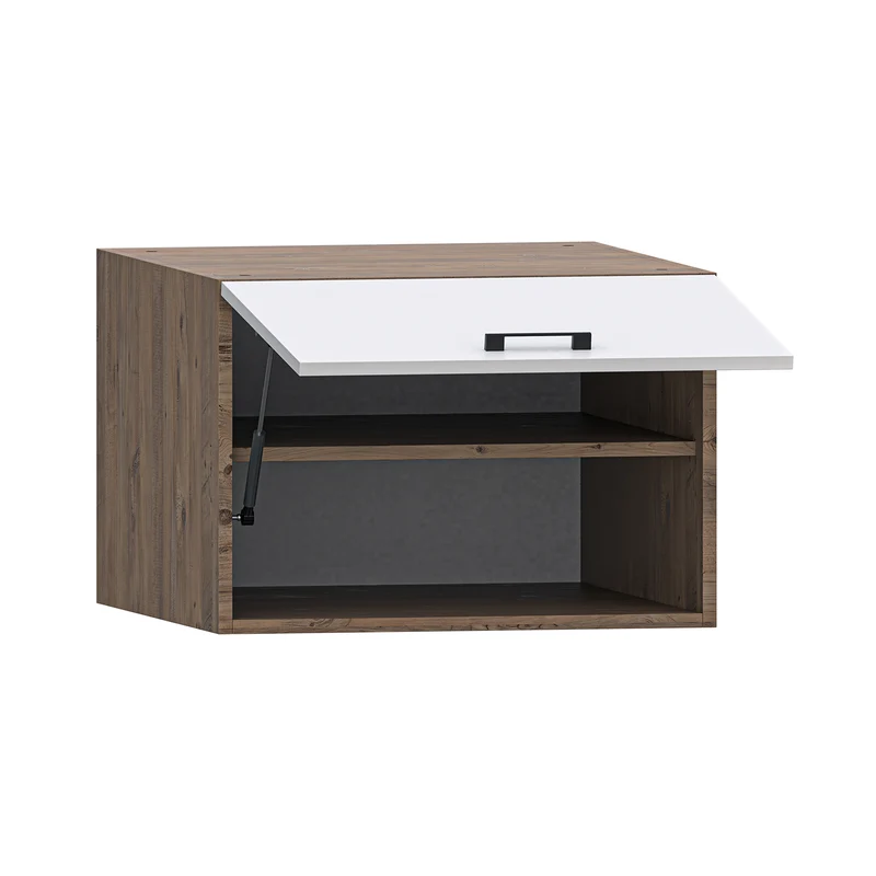 Roomart Aufsatzschrank DORA, 60 cm, mit Klappe für den Hochschrank, in 4 Farben